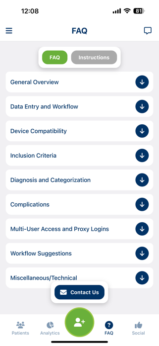 SRS Outcomes & Benchmarking Screenshot 5 of 7
