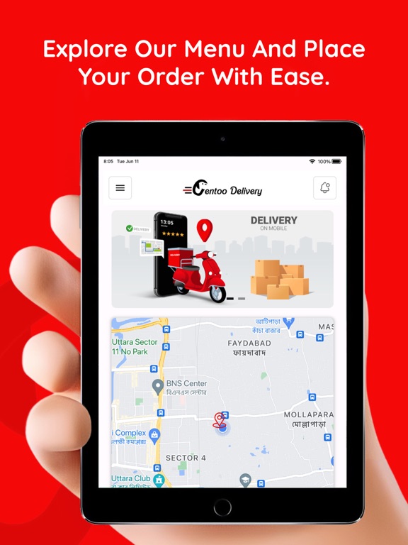 Gentoo Delivery iPad screenshot 2 - Business app