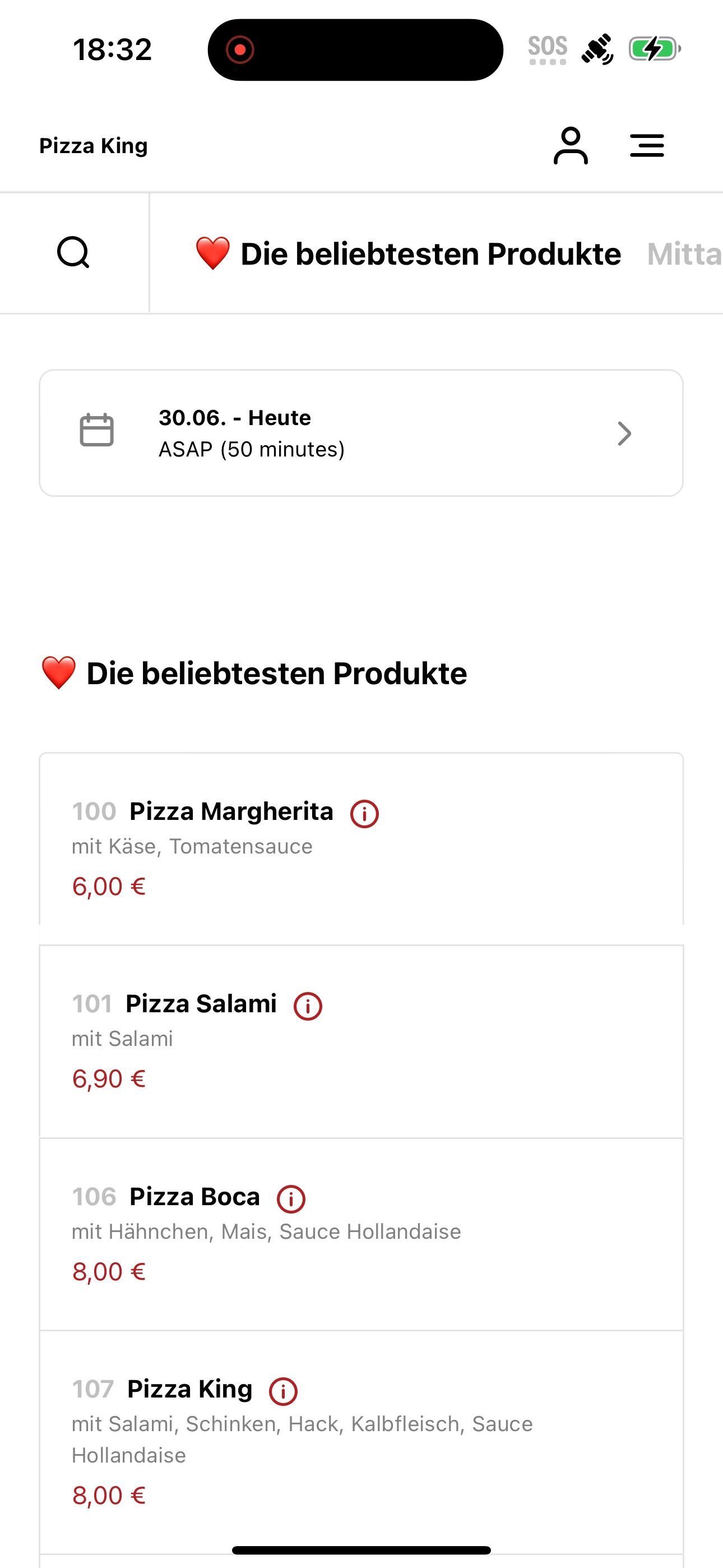 Pizza King Bredstedt screenshot 3