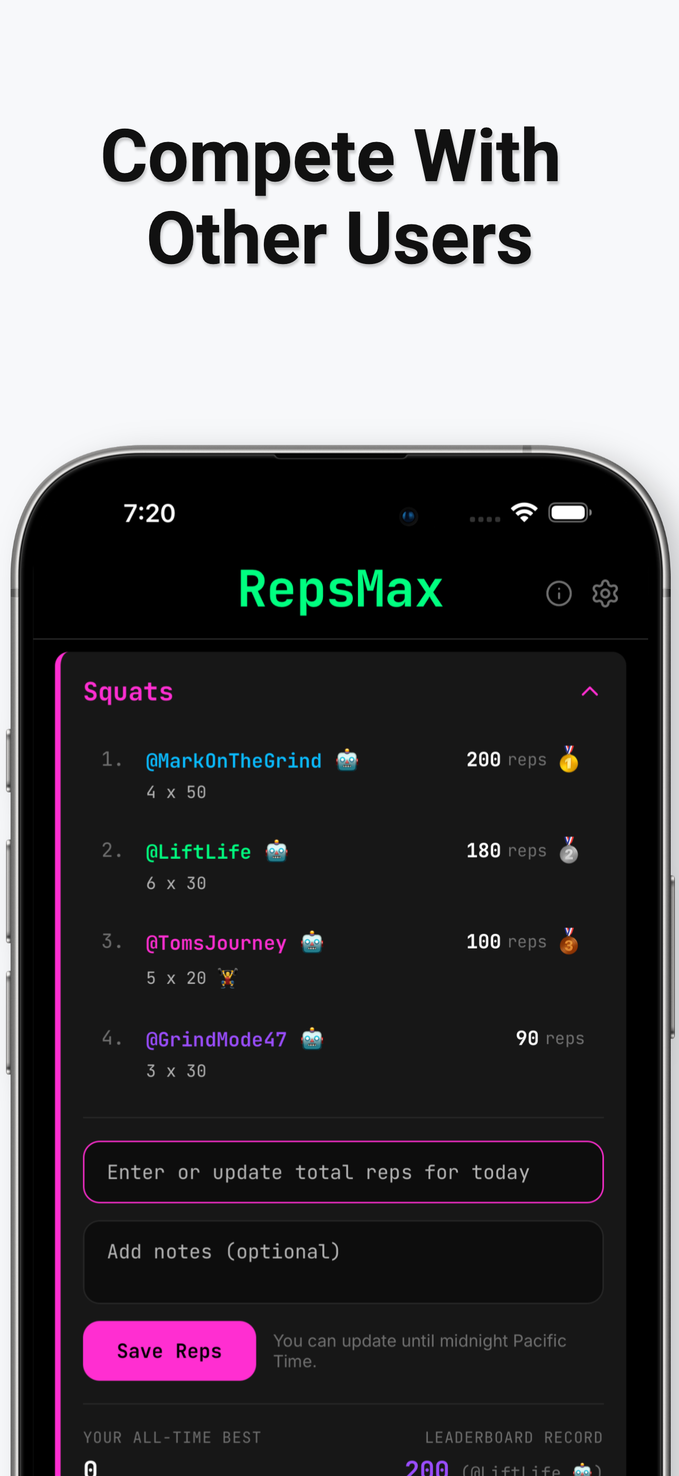 RepsMax: Fitness & Workout screenshot 3