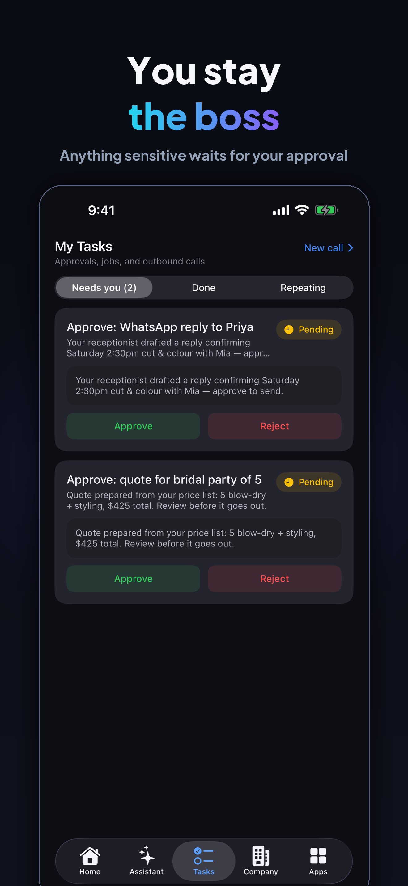 Mavrk: AI Receptionist screenshot 6