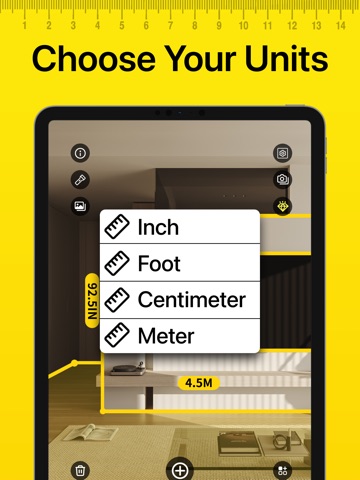 Level Tool・Tape Measure・AR App iPad screenshot