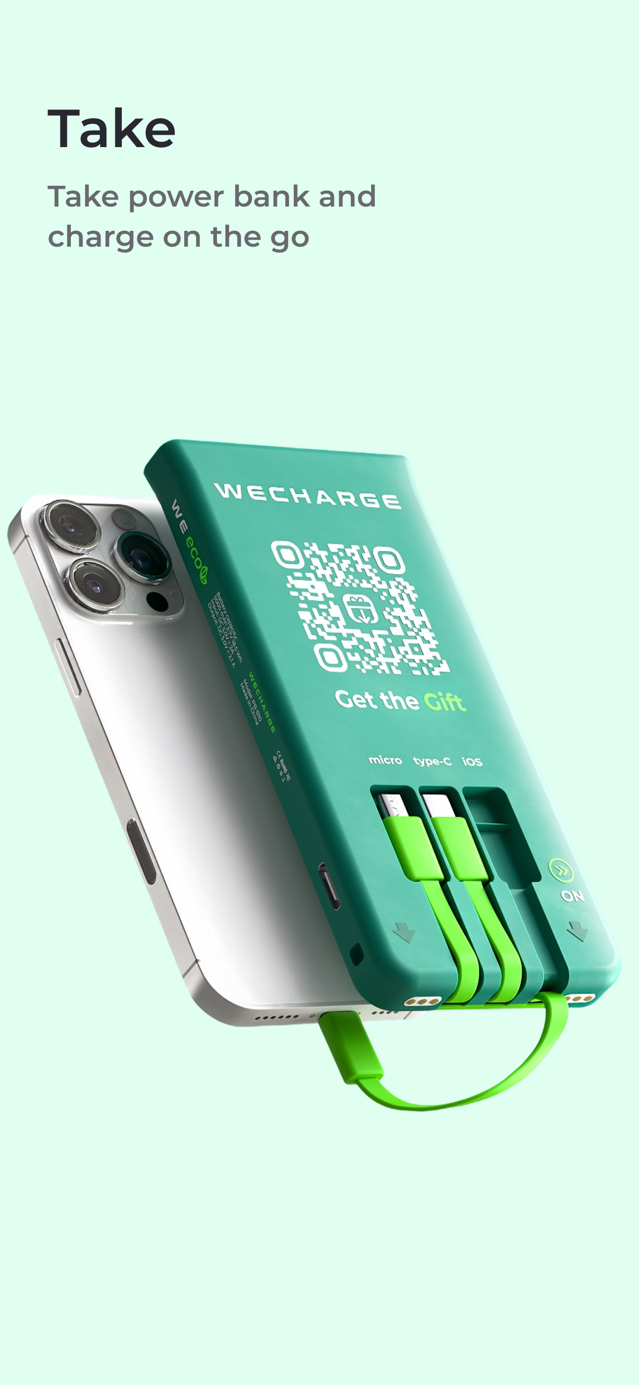 WECHARGE I Power Bank Rental screenshot 3