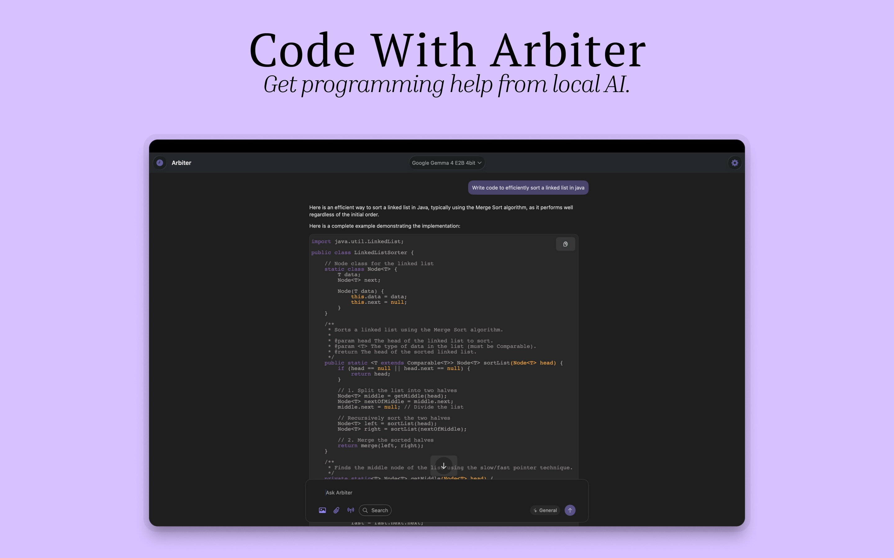 Arbiter - Local AI Chat
