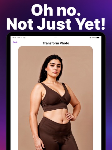 AI body editor - Slim & Skinny iPad screenshot