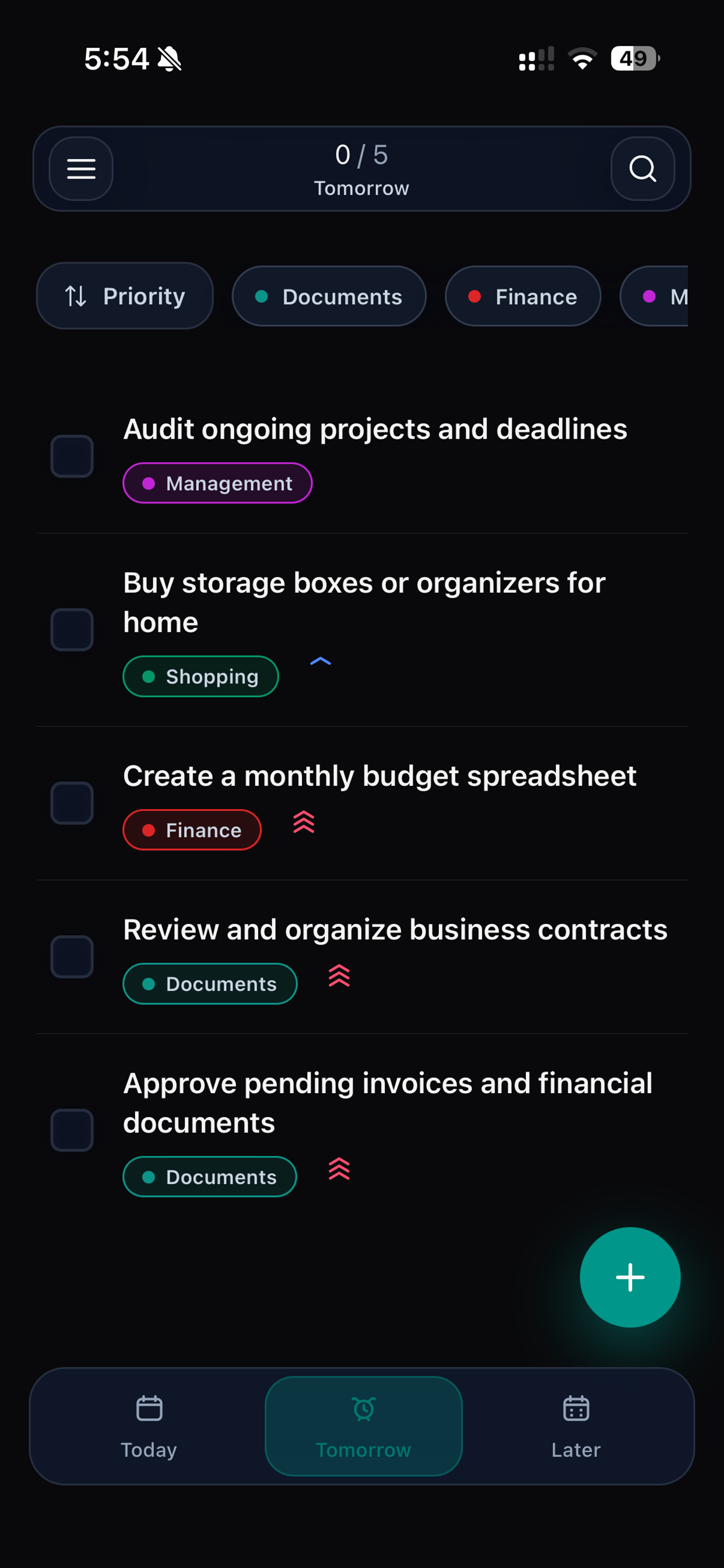 Offtasks