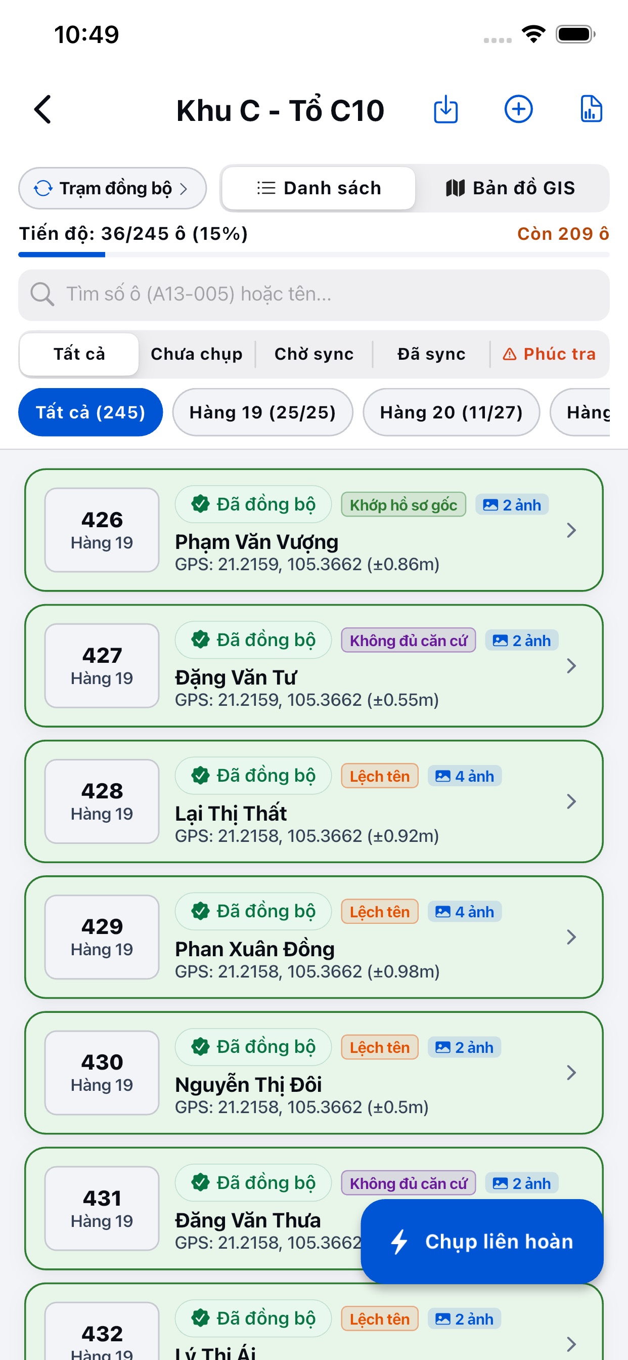 Screenshot 4 of Số Hóa Thực Địa