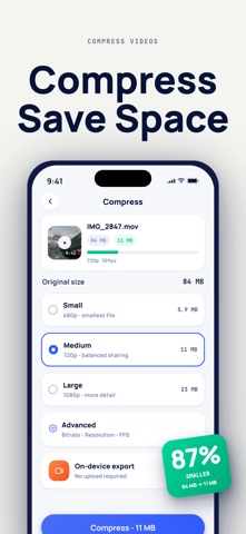 Video Compressor & MP4 Convert Screenshot 1 of 7
