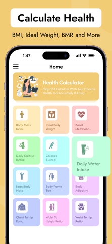 FitWit Health Calculator screenshot