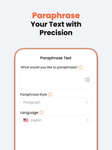 AI Essay Writer - ParaWriter iPad screenshot