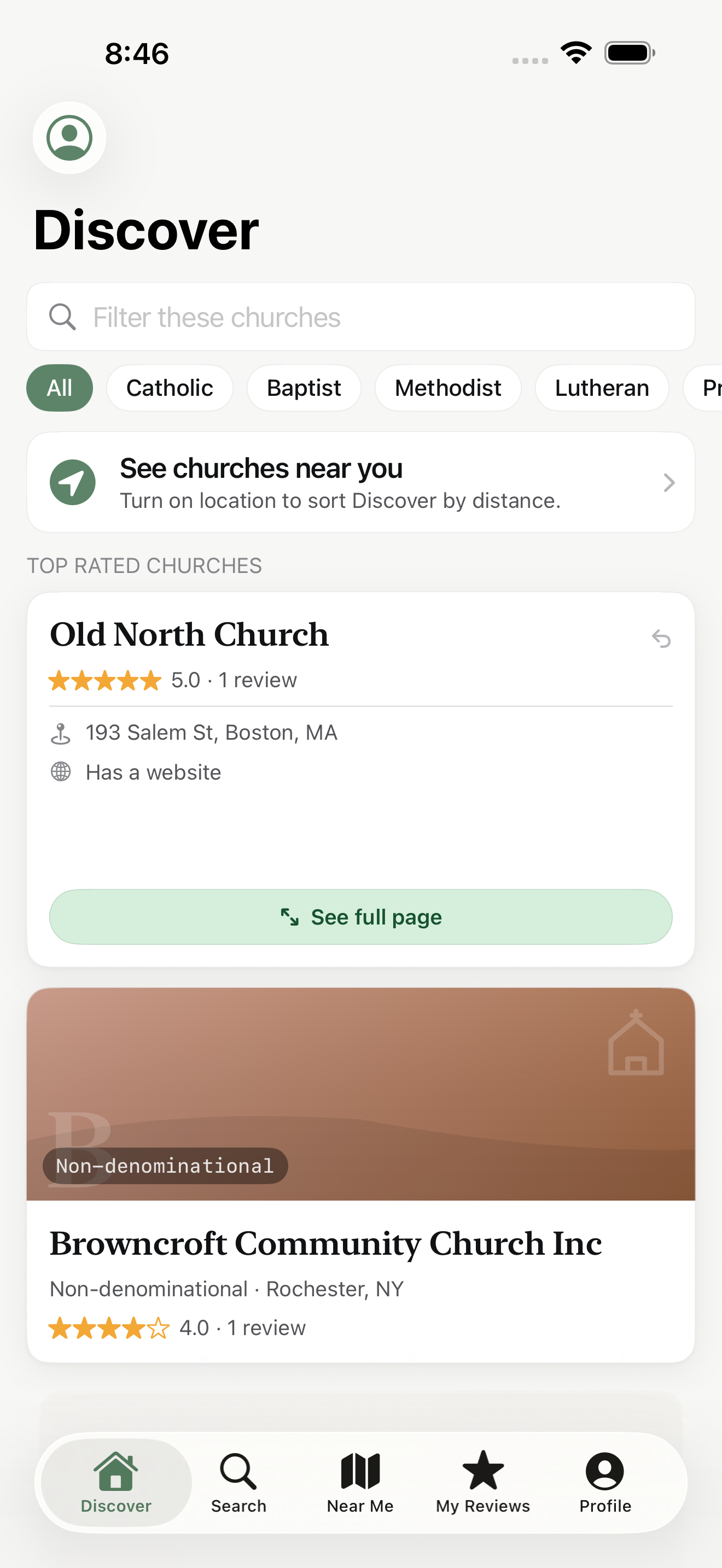 Churchy: Find a Church screenshot 4