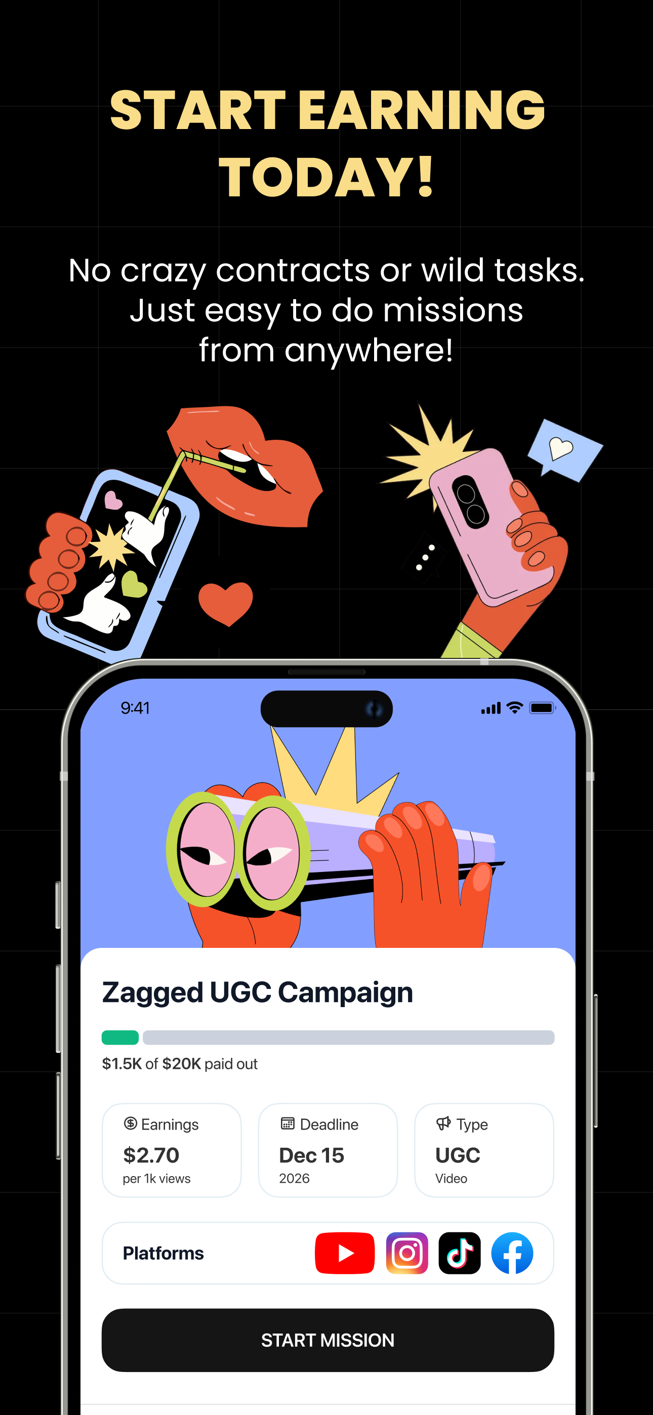 Zagged - Get Paid to Post screenshot 6