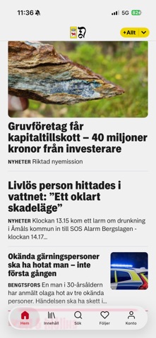 Dalslänningen Nyheter screenshot