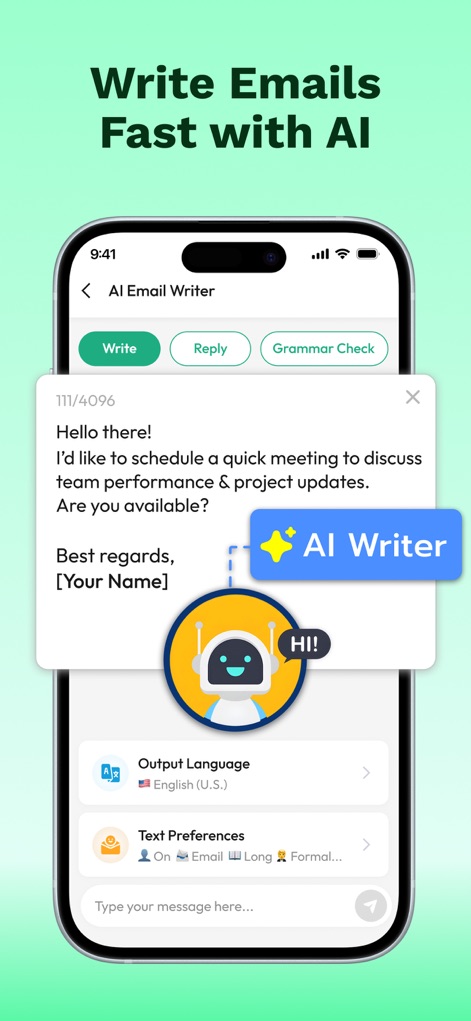 AI Email Writer - All MailBox - Productivity App | MWM