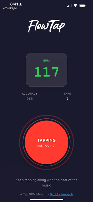 FlowTap BPM Meter Screenshot 2 of 2