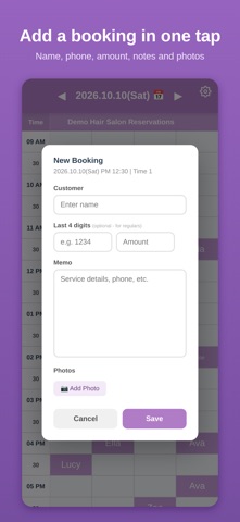 Booking Manager: Easy Planner Screenshot 2 of 5
