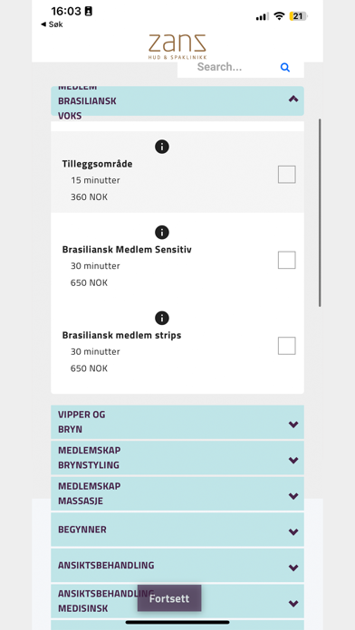 Zans hud og spa Screenshot 2 - AppWisp.com
