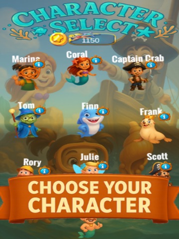 Aqua Match Blast : Hero League iPad screenshot