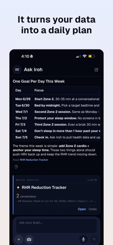 Iroh: Voice Second Brain screenshot