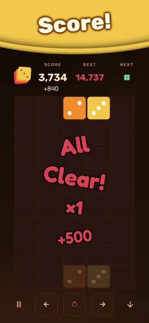 Dice Drop: 2048 Number Merge screenshot 3