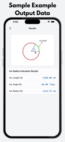 Arc Calculator Pro screenshot