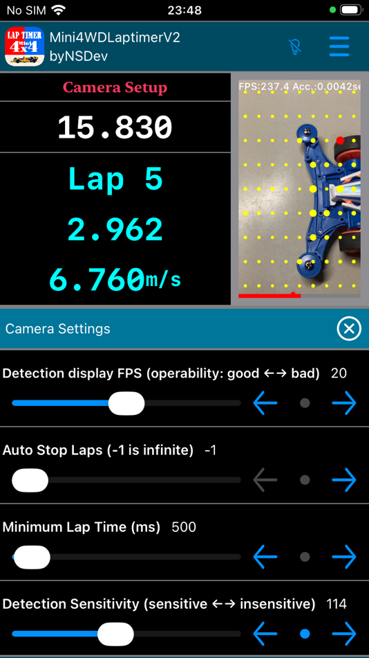 #3. Mini4WDLaptimerV2 byNSDev (iOS) Przez: NIHON SYSTEM DEVELOPER CORPORATION