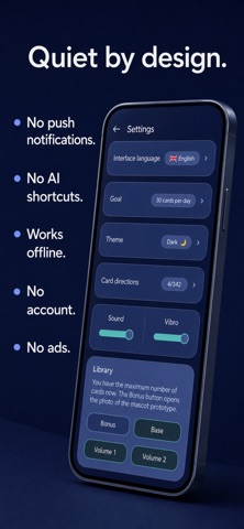 ENRURO: Vocabulary Flashcards iPhone screenshot