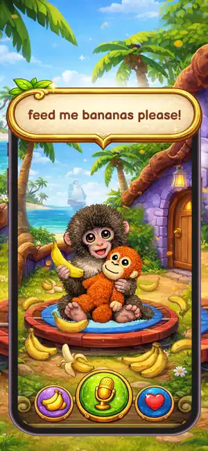 Adopt Punch - Talking Monkey screenshot 1