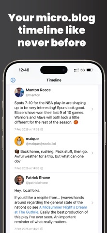 Micro Social Screenshot 1 of 6