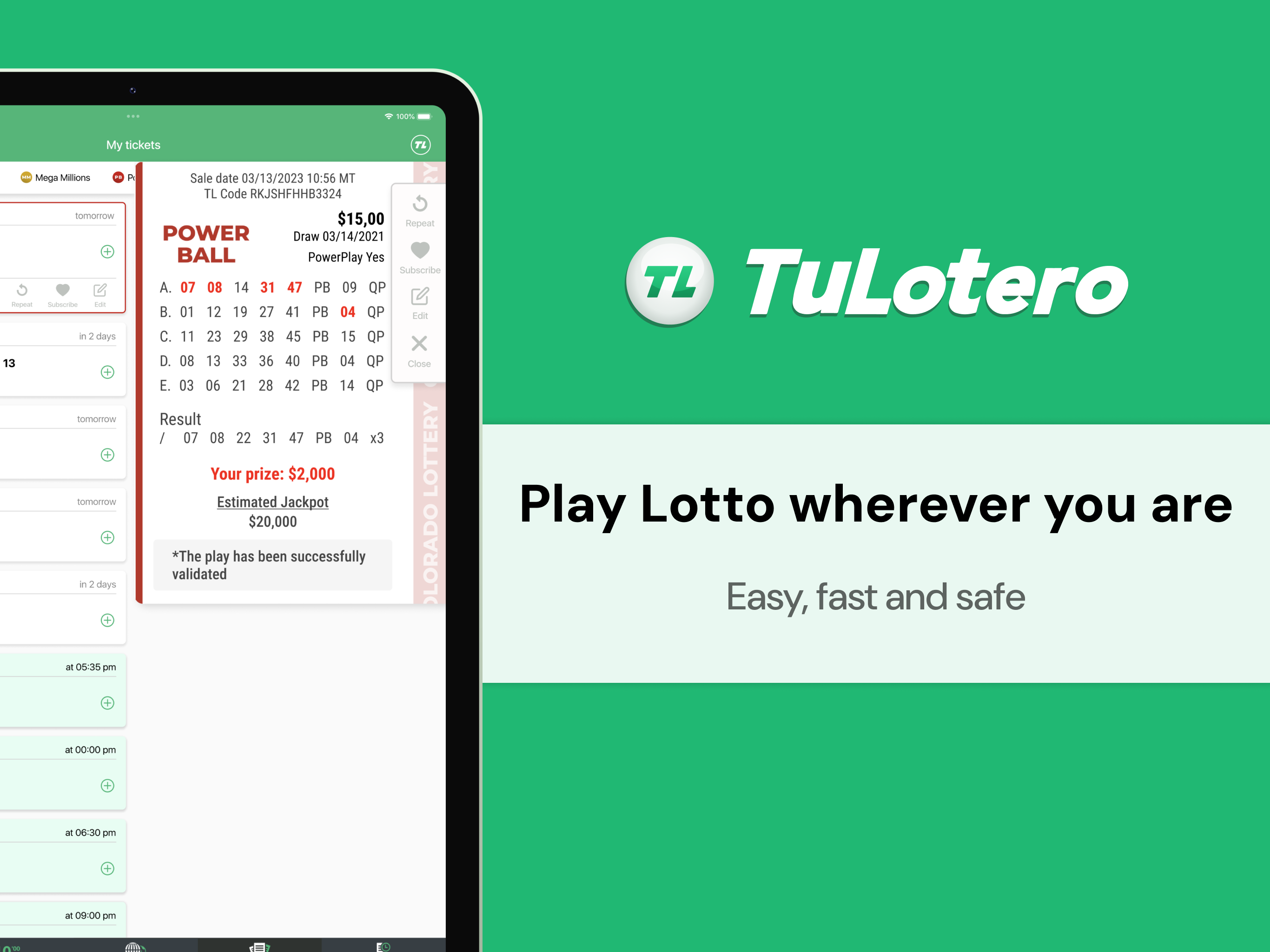 TuLotero Lottery App