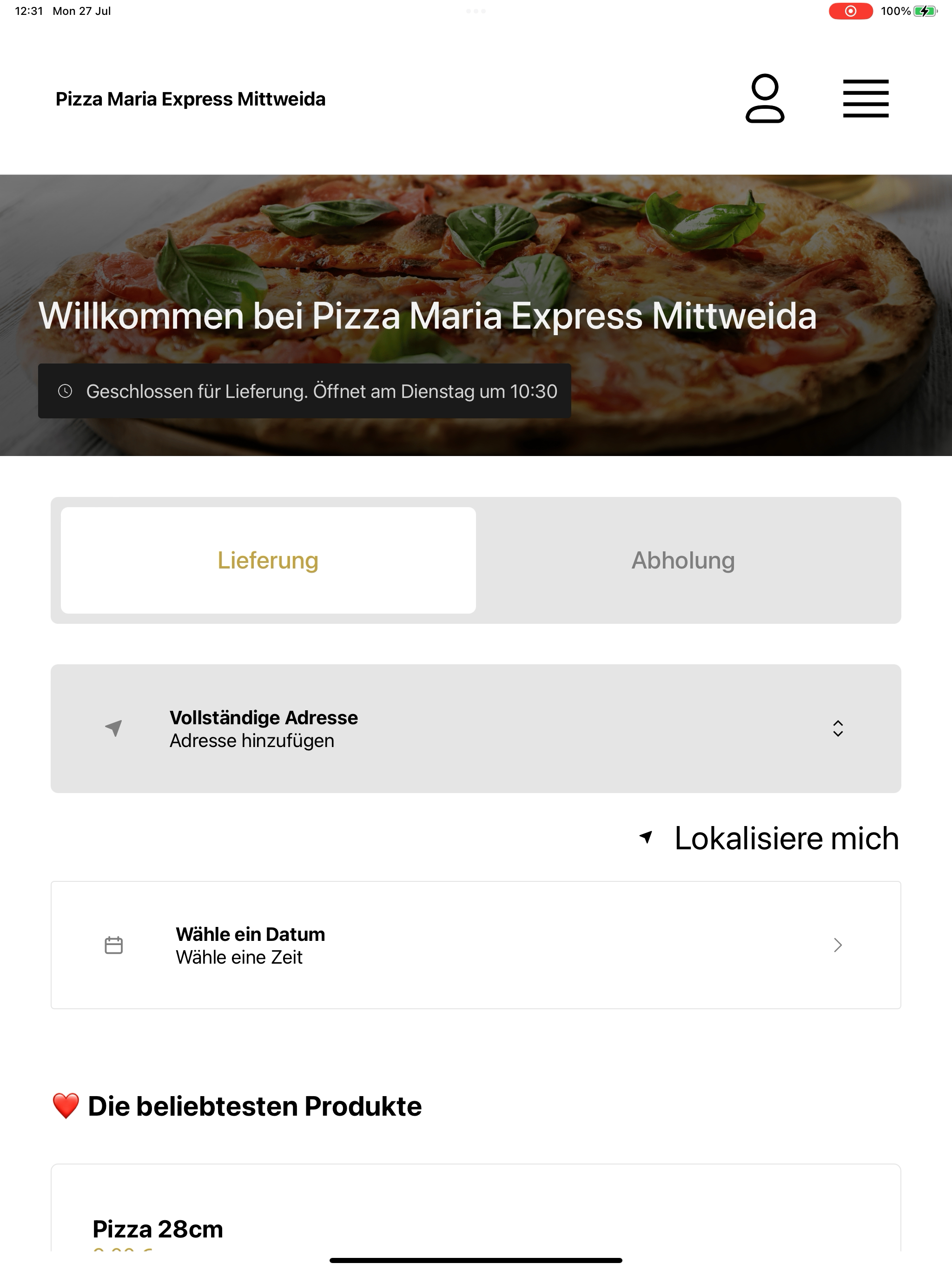 Pizza Maria Express Mittweida screenshot 14