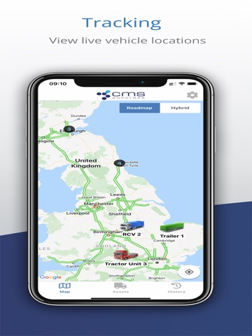CMS EcoTrak iPad screenshot