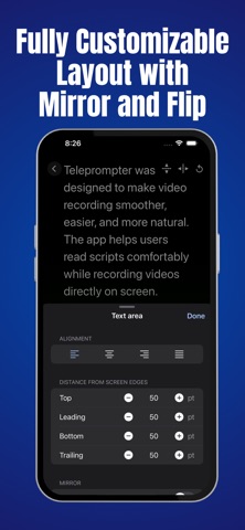 Teleprompter-Scrolling Scripts Screenshot 2 of 3