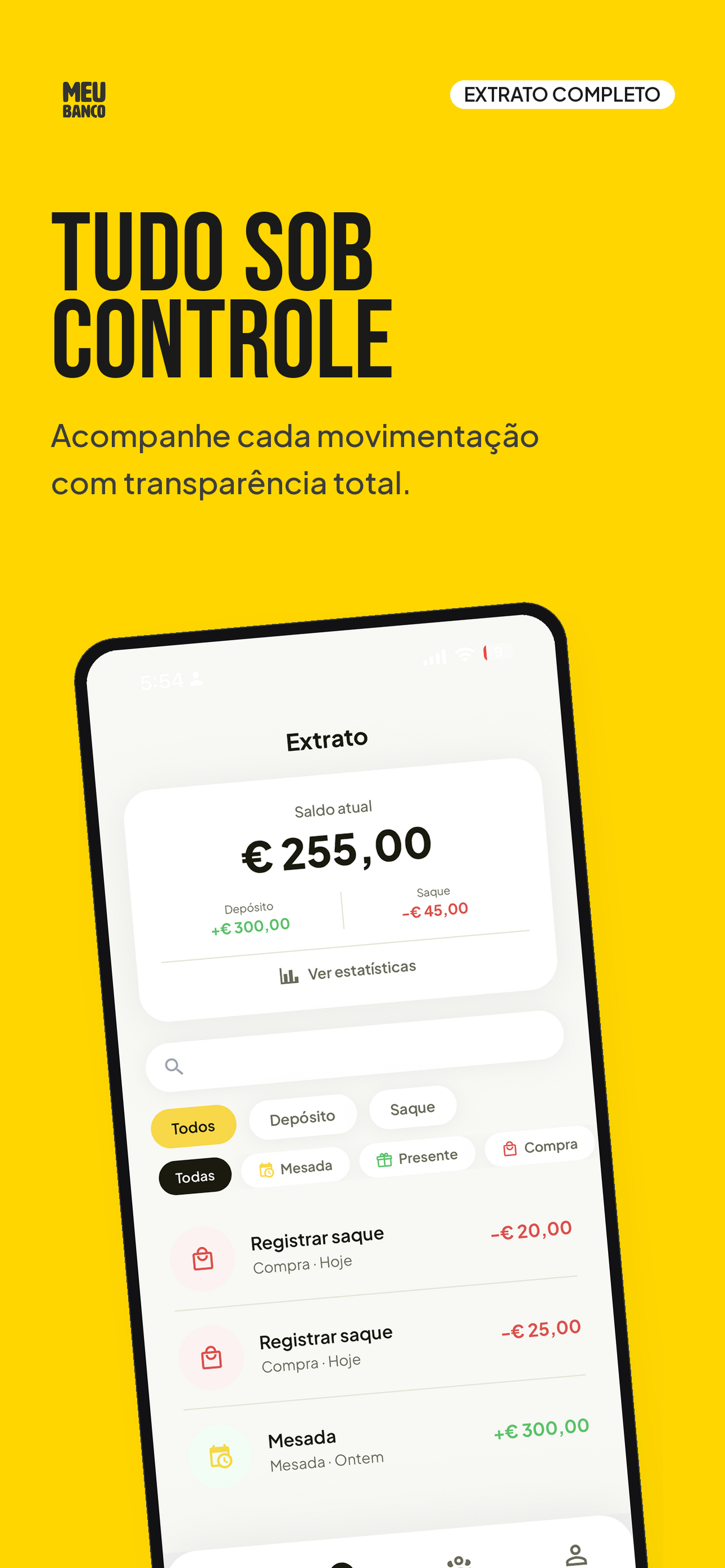 O Meu Banco: Mesada Infantil