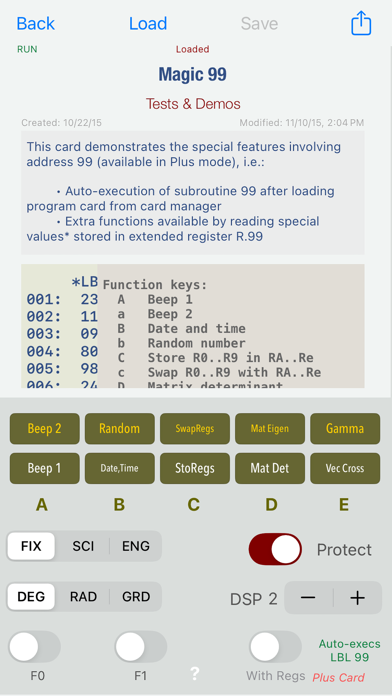 RPN-65 SD iPhone screenshot 6 - Productivity app