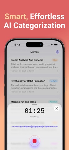 Voca — AI Voice Notes screenshot