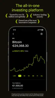 robinhood crypto, bitcoin, btc iphone capturas de pantalla 1