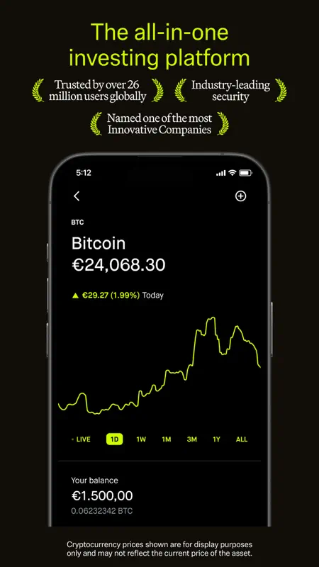 Robinhood: Buy & Sell Crypto screenshot 1 of 5
