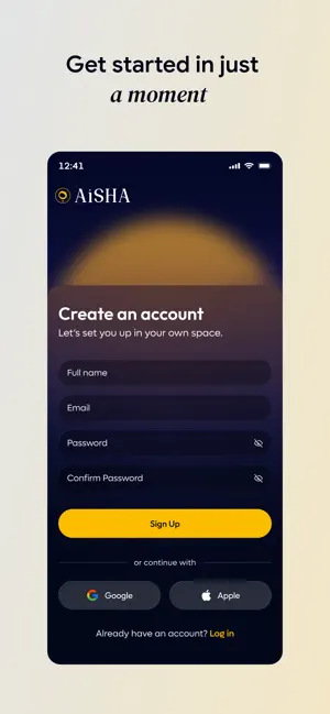 Aisha: Better AI, Built for Us iPhone screenshot 3