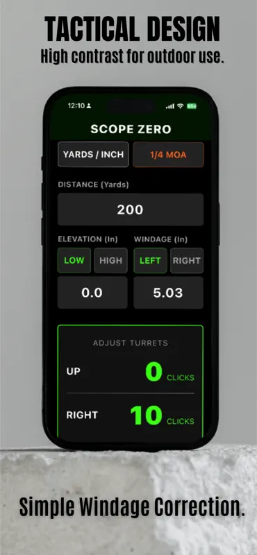 ScopeZero: Turret Calculator screenshot 4 of 4