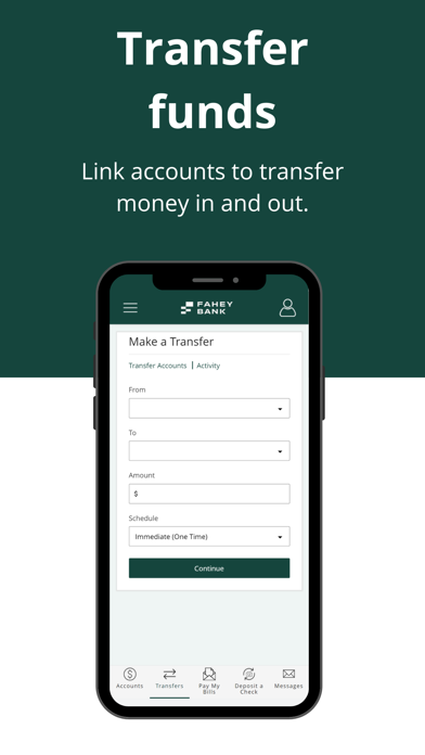 Fahey Bank Mobile Banking Screenshot