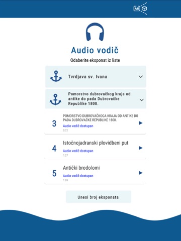 Pomorski muzej Dubrovnik iPad screenshot