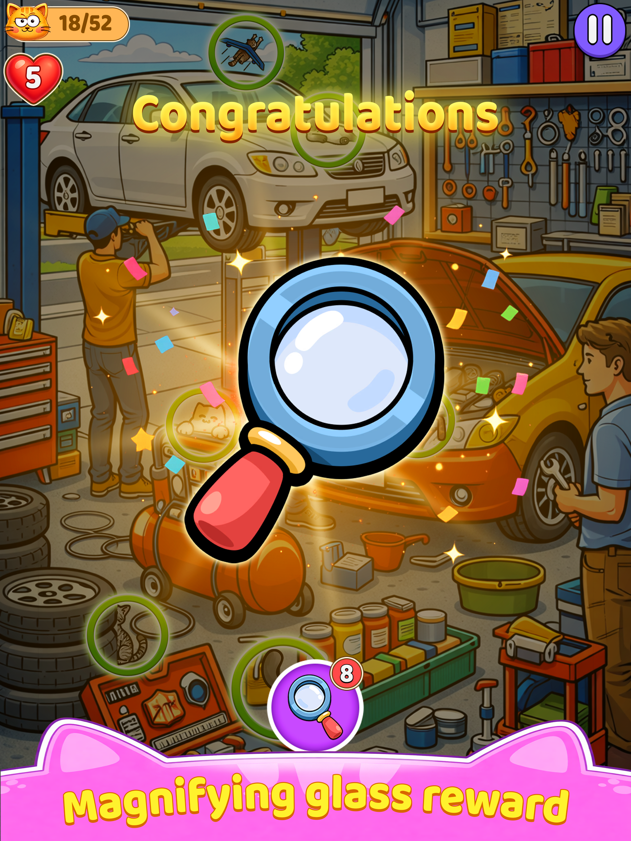 Spot & Find Hidden Cat Game screenshot 12