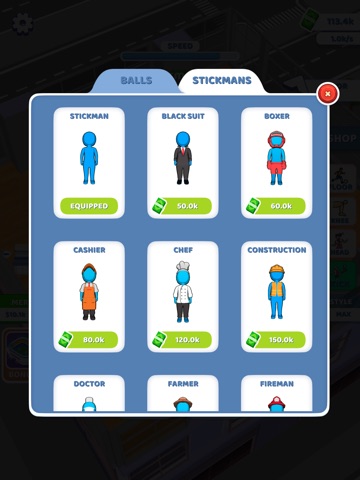 Stickman Soccer Juggle Merge iPad screenshot