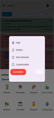 Oliveira Rastreamento screenshot