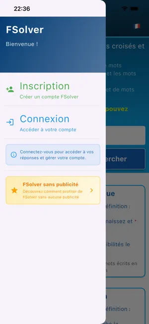 FSolver Solutions Mots Croisés iPhone screenshot 4