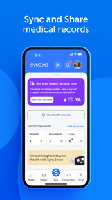 Sync.MD Personal Health Record screenshot