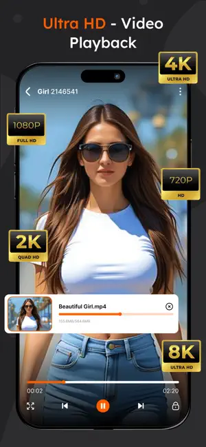 Playza - HD Video Player iPhone screenshot 5