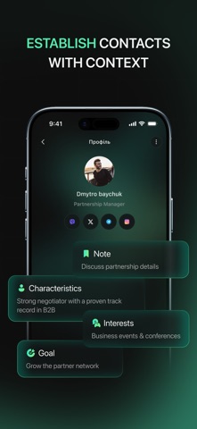 TIM・Personal AI Voice CRM App iPhone screenshot