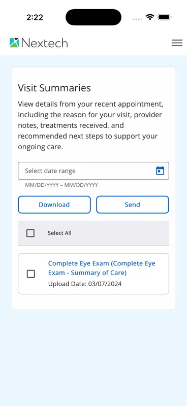 myPatientVisit screenshot 4 of 4